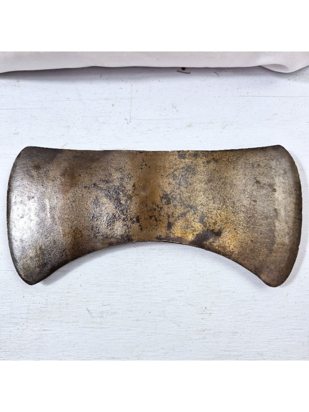 Vintage Double Bit Axe Head 10" Rustic Primitive Logging Tool Farm Decor 2.8 lb